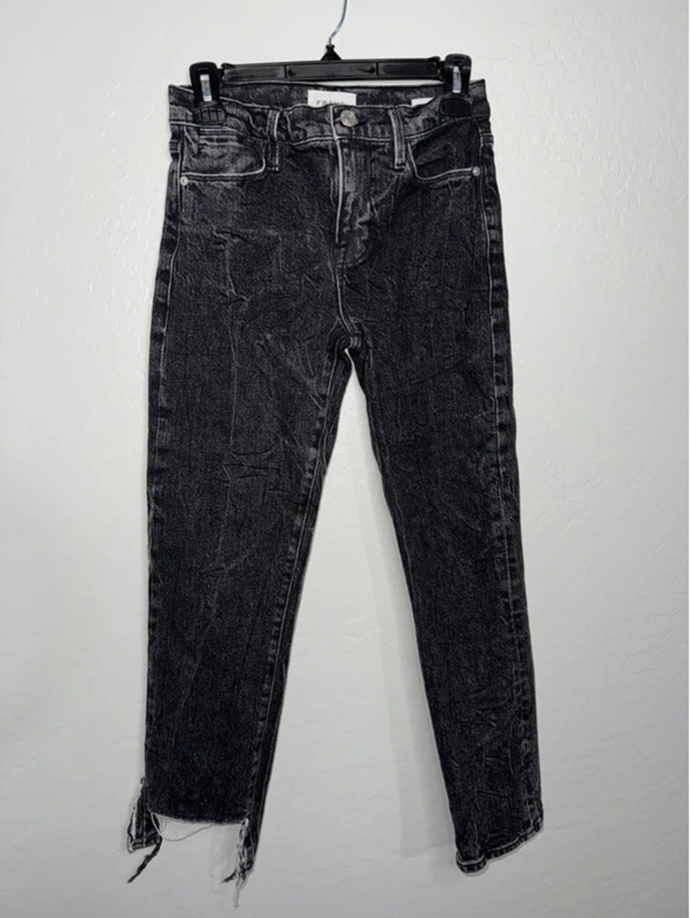 Frame Denim 25 Le High Straight Jeans Rockstar Street Wear Grunge jeans